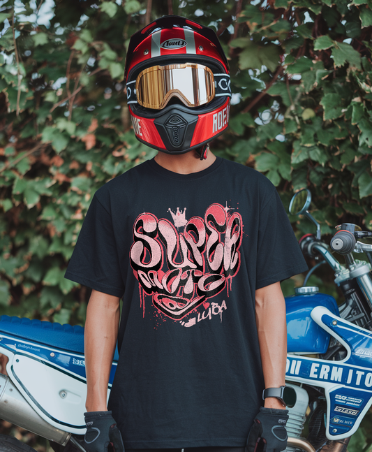 RED & PINK 'Supermoto' @Luba - Premium T-Shirt (Unisex)