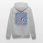 Premium Oversized Lifestyle Hoodie | It Is What It Is Design | 100%-Bio Baumwolle Unisex - Grau meliert