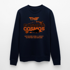 THE COSMOS | Eco‑Friendly Space Pullover | Organic Sweatshirt Unisex - Navy