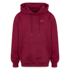 Motivierender Oversized Unisex Hoodie in Premium Qualität | Engineered For Extremes - Burgunderrot