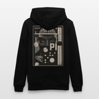 Cerebral Orbit Backprint – Premium Bio Hoodie Stanley/Stella Cruiser, Unisex, Space-Inspired Design