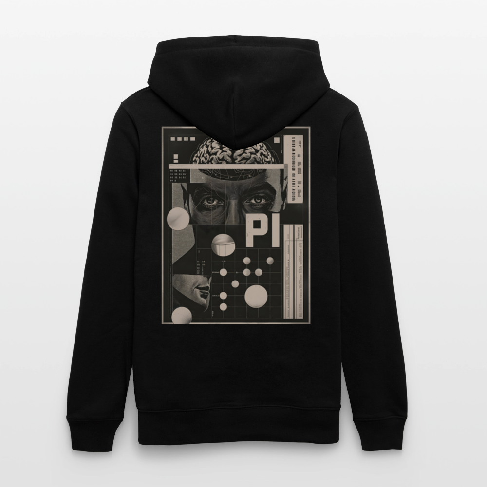Cerebral Orbit Backprint – Premium Bio Hoodie Stanley/Stella Cruiser, Unisex, Space-Inspired Design
