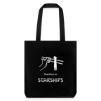 Snacking on Starships - Recycelter Heavyweight Jutebeutel - Schwarz
