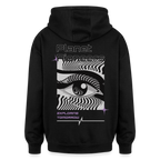 Exploring Tomorrow - Premium Oversized Hoodie - Schwarz
