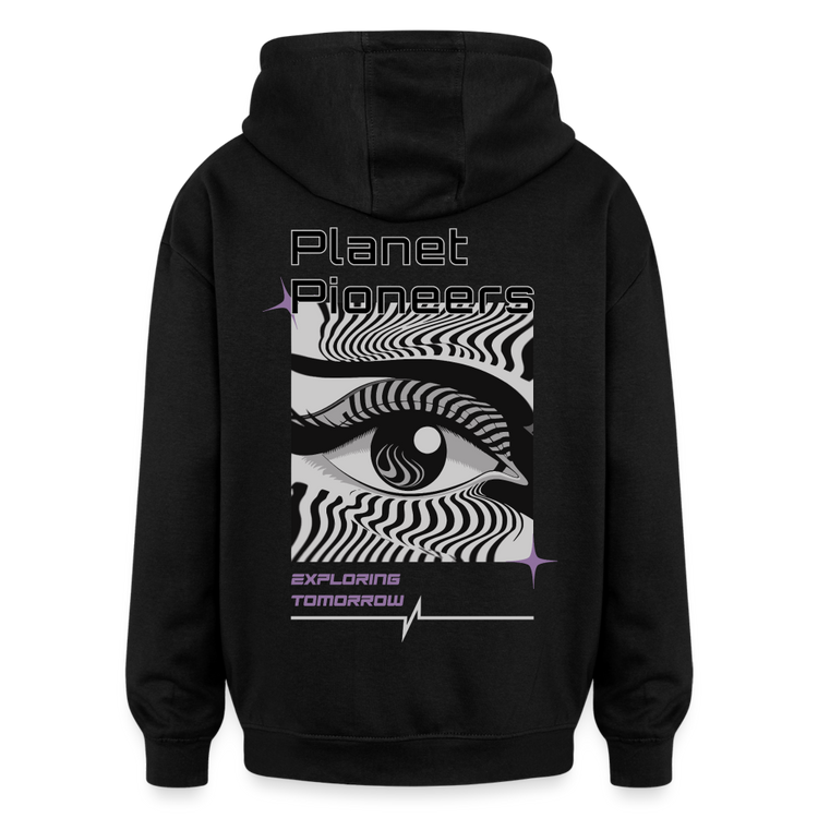 Exploring Tomorrow - Premium Oversized Hoodie - Schwarz