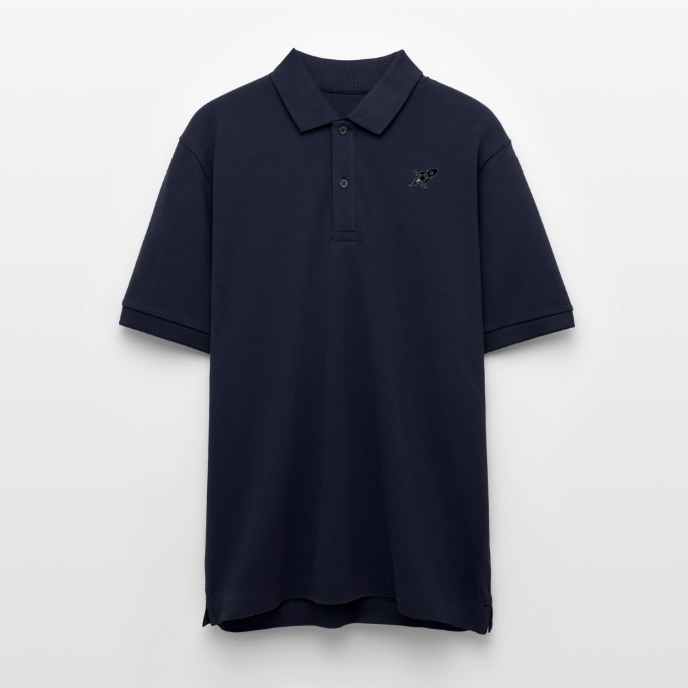 Rocke Woman Luise Raketen-Poloshirt | 100% Bio-Baumwolle im Unisex-Schnitt - Navy