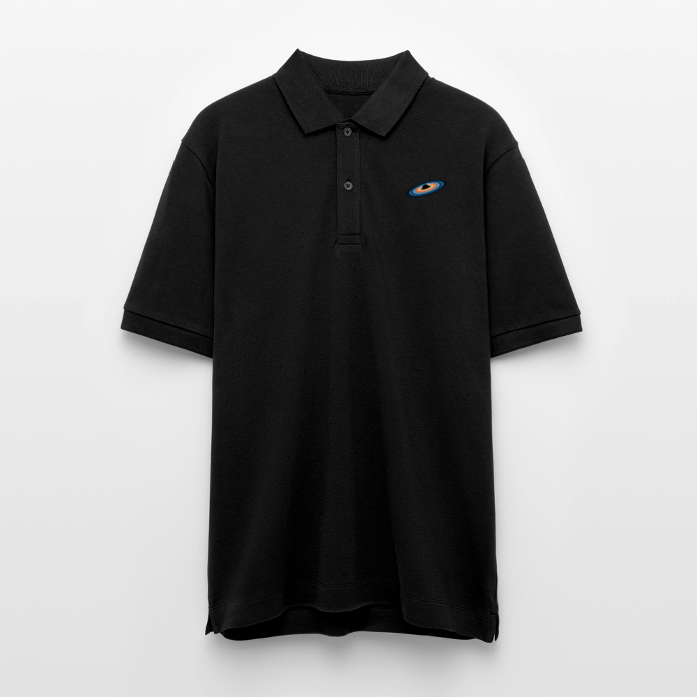 Black Hole Poloshirt | 100% Bio-Baumwolle im Unisex-Schnitt - Schwarz