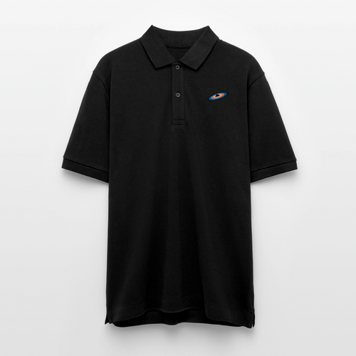 Black Hole Poloshirt | 100% Bio-Baumwolle im Unisex-Schnitt - Schwarz