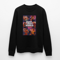GTA VI Sweatshirt "Grand Theft Anabolic" – Organic Fitness Pullover im Retro Comic Look - Schwarz
