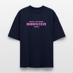 Oversized Shirt Unisex – "Show Me Your Booster Baby" | Space Comic Style | Bio-Baumwolle - Navy