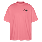 Premium Organic Unisex Oversized Shirt Team XFrame 2 | Stylisches Bodybuilding Shirt (Heller Stoff) - Pink 