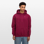 Motivierender Oversized Unisex Hoodie in Premium Qualität | Engineered For Extremes - Burgunderrot