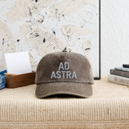 AD ASTRA Vintage Cap – Premium Relaxed Fit mit Stickdesign - Vintage Braun
