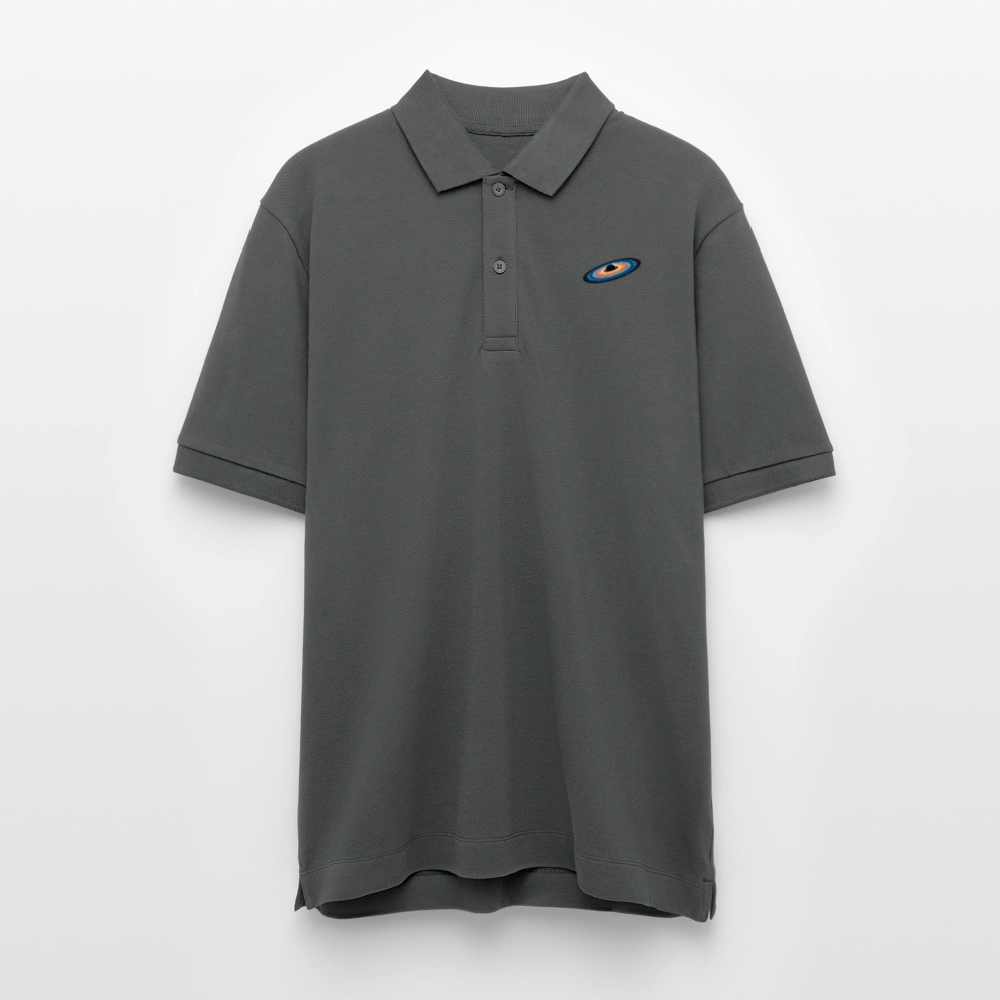 Black Hole Poloshirt | 100% Bio-Baumwolle im Unisex-Schnitt - Anthrazit