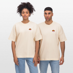 Lustiges Gym Shirt "Pull Day – Stretch Your Limits" | Premium Organic Oversized Shirt (Unisex) | Fitness & Gym Streatwear - Weißgrau