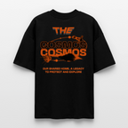 THE COSMOS | Sustainable Space Graphic Tee | Organic Oversized Shirt Unisex - Schwarz