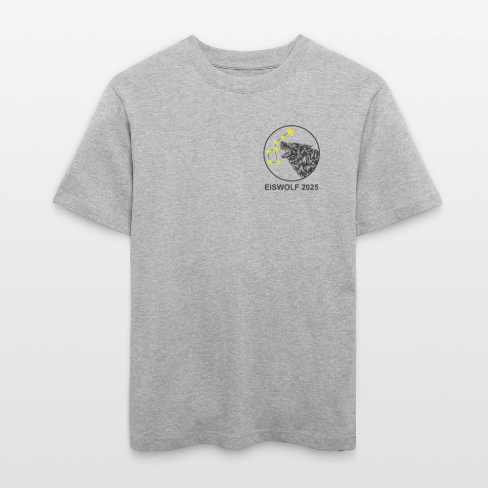 Eiswolf 2025 - Relaxed Fit Unisex Bio-T-Shirt - Grau meliert