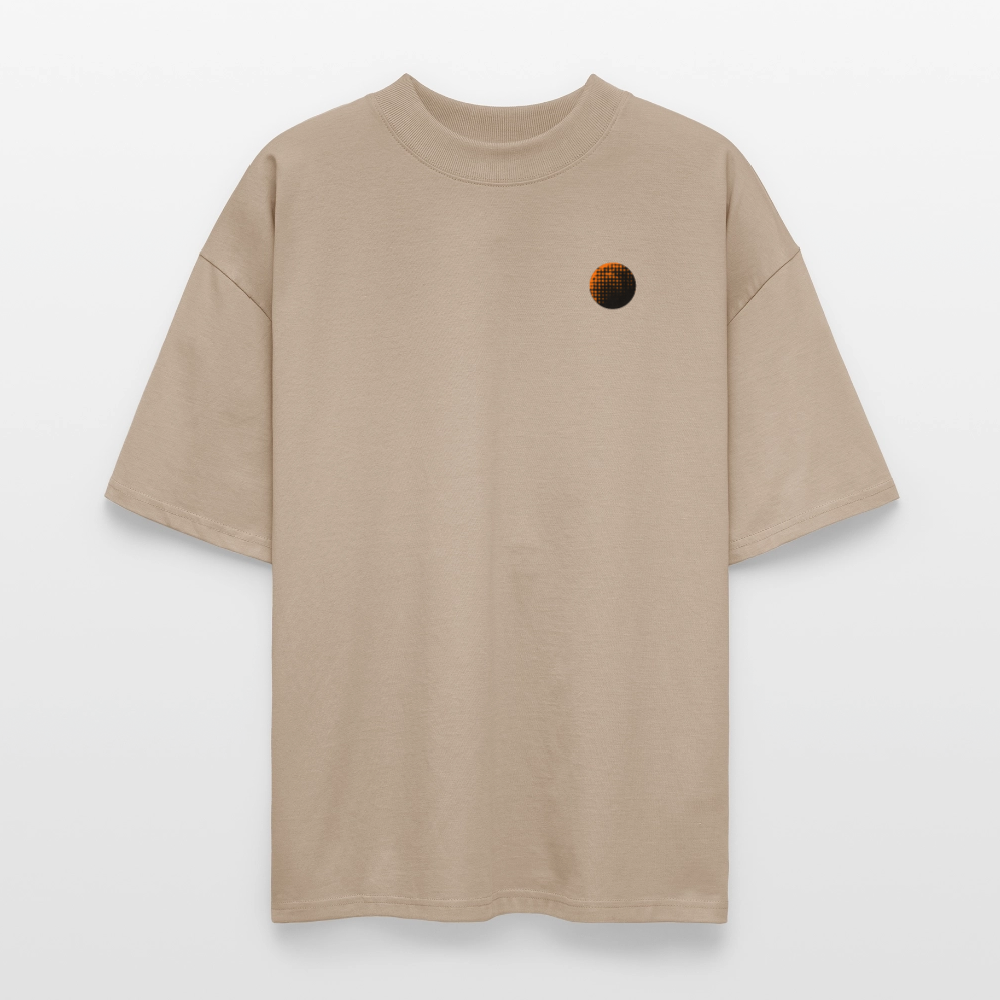 Into the Space | Premium Astronauten T-Shirt im Retro-Futurismus Look | Organic & 100% Bio-Baumwolle - Steingrau