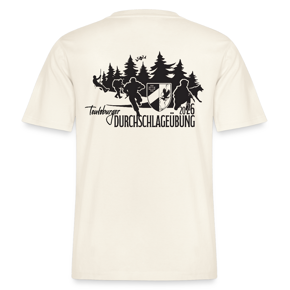 Teutoburger Durchschlageübung 2026 | Premium Shirt Hell - Naturweiß 