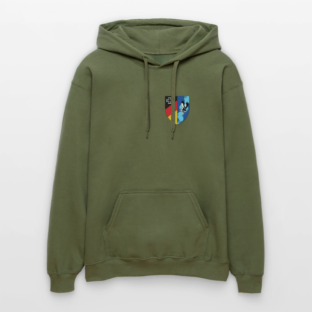 Teutoburger Durchschlageübung 2026 | Premium Hoodie Militärgrün | Buntes Wappen - Militärgrün