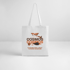 THE COSMOS Jutebeutel | Eco Tote Bag mit Space‑Design - Weiß