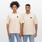 Into the Space | Premium Astronauten T-Shirt im Retro-Futurismus Look | Organic & 100% Bio-Baumwolle - Weißgrau
