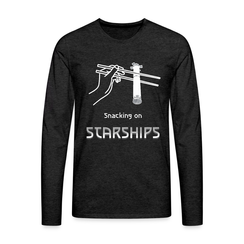 Snacking on Starships - Premium Long Sleeve - Anthrazit