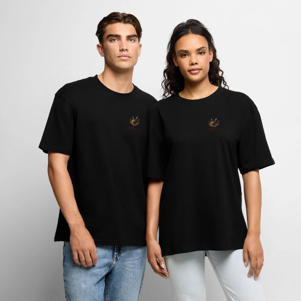 Unisex Premium Oversized Bio T-Shirt - Schwarz