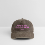 Vintage Cap – „Show Me Your Booster Baby“ | Retro Space Look | Unisex Kappe mit SpaceX Starship Anspielung - Vintage Braun