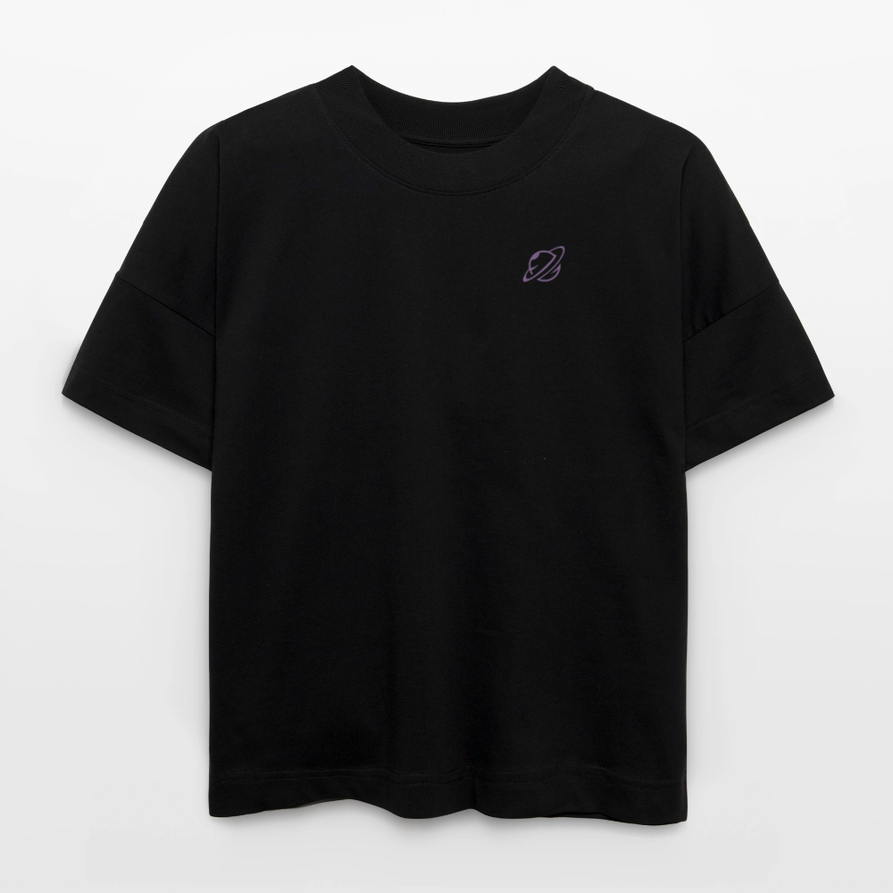 Exploring Tomorrow - Oversized Bio-T-Shirt (Dark) - Schwarz