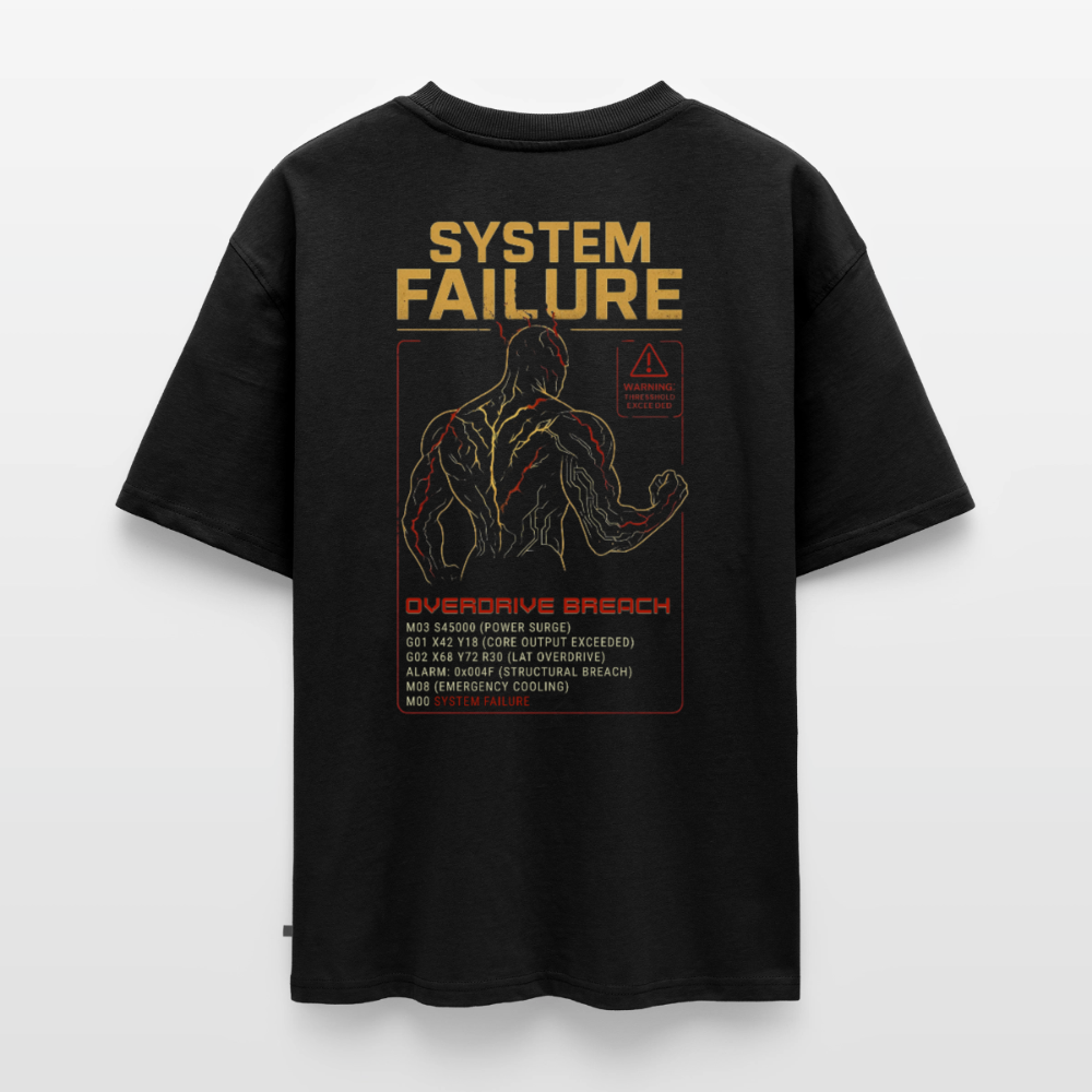 Unisex Premium Oversized Bio T-Shirt - Schwarz