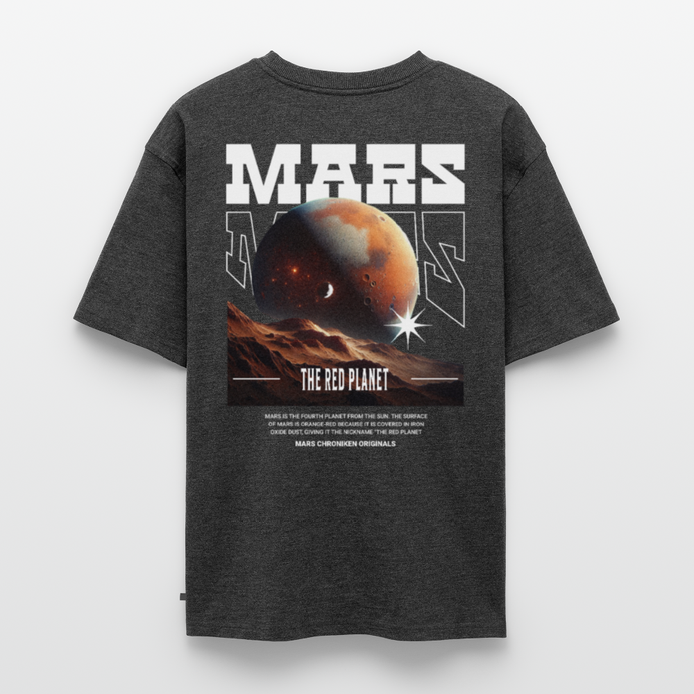 Unisex Oversized Bio T-Shirt - Anthrazit meliert