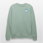 Witziges Enten-Sweatshirt „Duck Around and Find Out“ | Unisex & 100% Organic Sweatshirt - Helles Graugrün