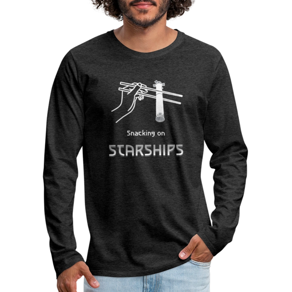 Snacking on Starships - Premium Long Sleeve - Anthrazit