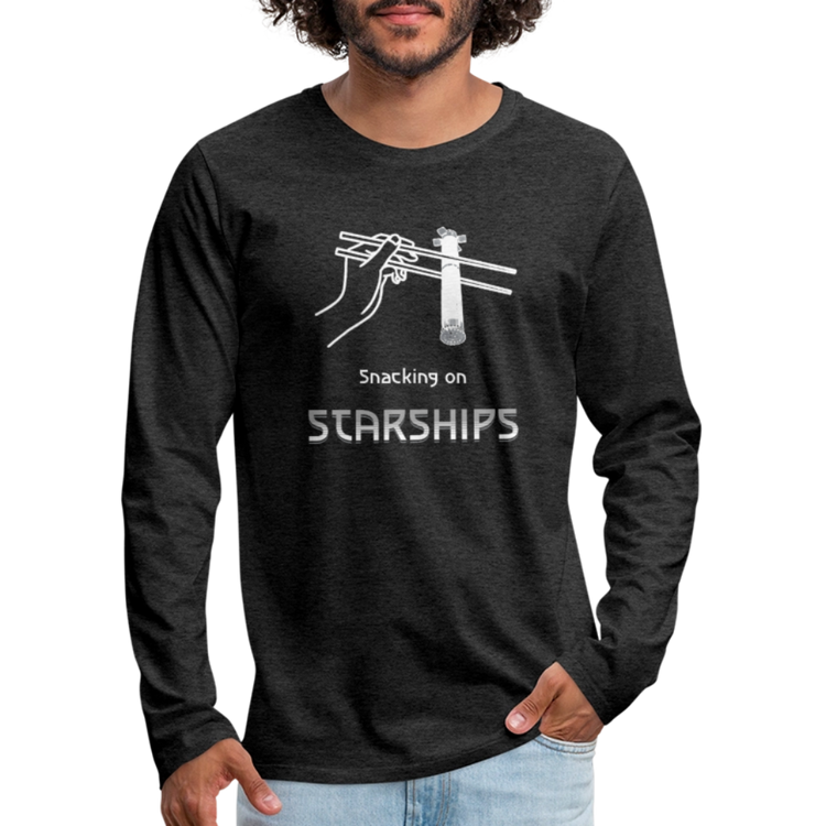 Snacking on Starships - Premium Long Sleeve - Anthrazit