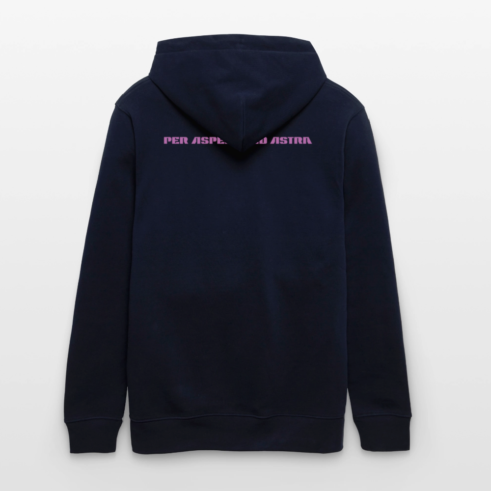 Unisex Hoodie Bio – "Show Me Your Booster Baby" | Astronauten-Vibes & Space-Look - Navy