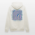 Premium Oversized Lifestyle Hoodie | It Is What It Is Design | 100%-Bio Baumwolle Unisex - Beige meliert