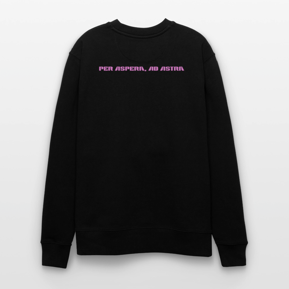Bio Sweatshirt Unisex – Retro Comic „Show Me Your Booster Baby“ | SpaceX Starship Sweatshirt - Schwarz