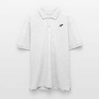 Rocke Woman Luise Raketen-Poloshirt | 100% Bio-Baumwolle im Unisex-Schnitt - Weiß meliert