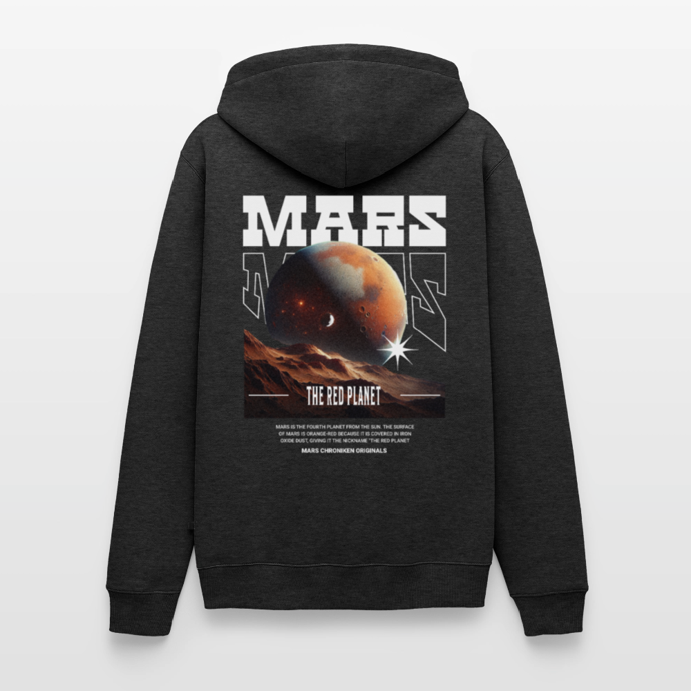 Männer Premium Hoodie - Anthrazit meliert