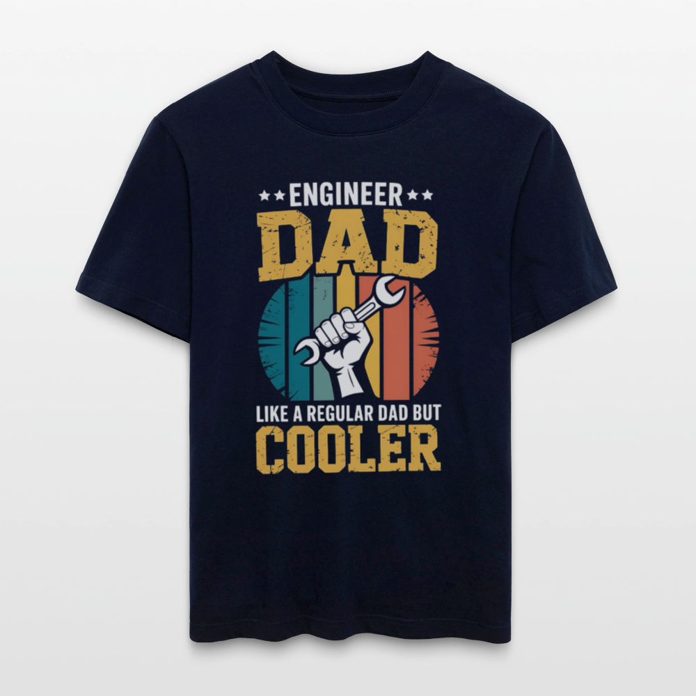 Engineer Dad Relaxed Fit (Unisex) T-Shirt | Wie ein normaler Vater, nur viel cooler - Navy