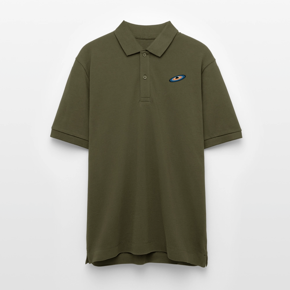 Black Hole Poloshirt | 100% Bio-Baumwolle im Unisex-Schnitt - Khaki