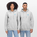 Lustiger Premium-Kapuzenpullover „Duck Around and Find Out“ | Unisex Midweight Hoodie - Hellgrau meliert