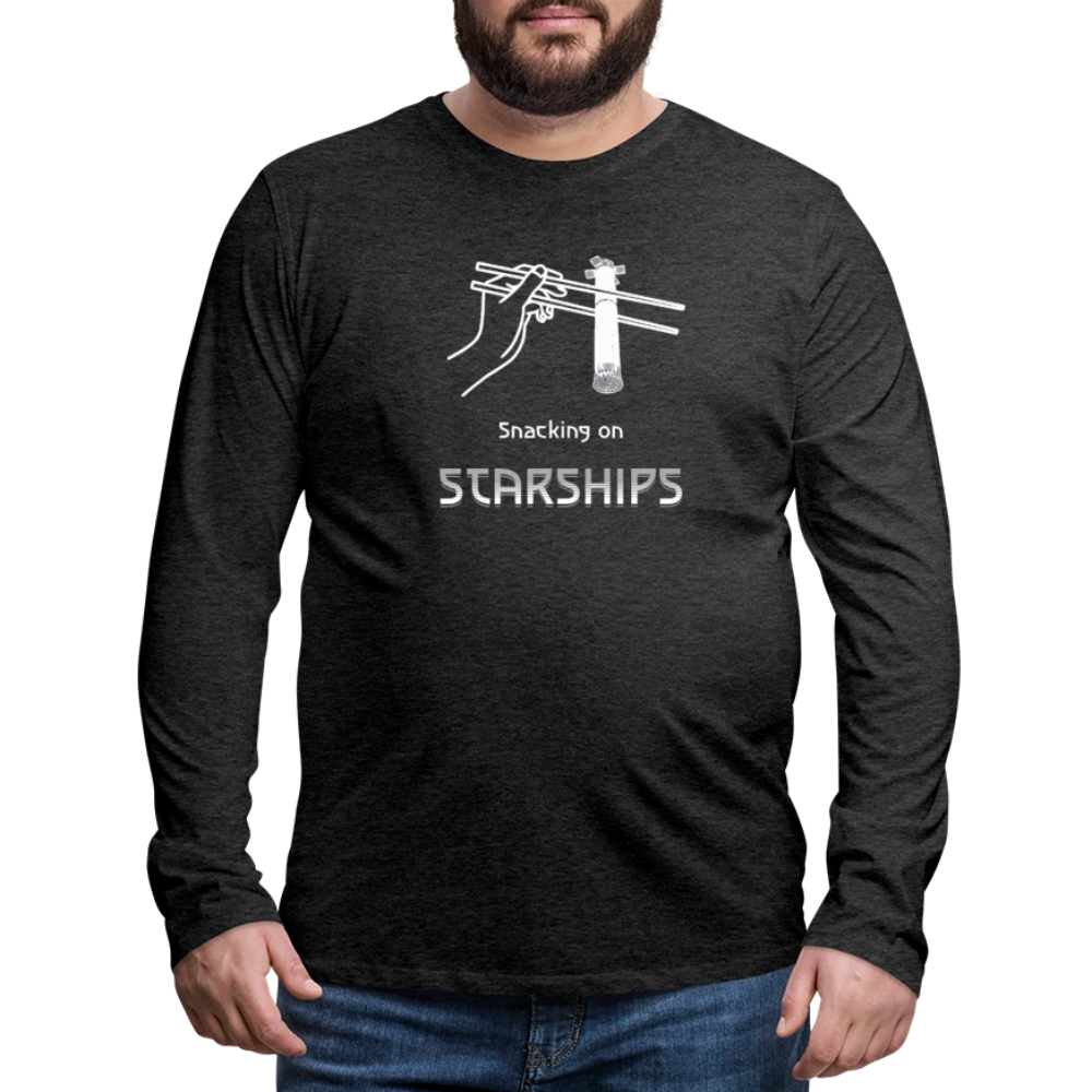 Snacking on Starships - Premium Long Sleeve - Anthrazit