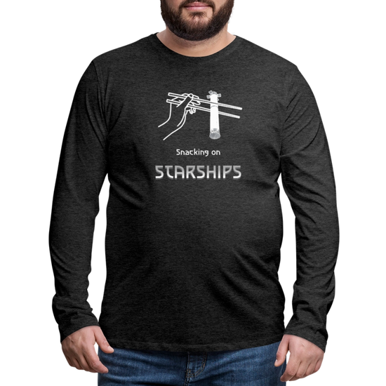 Snacking on Starships - Premium Long Sleeve - Anthrazit