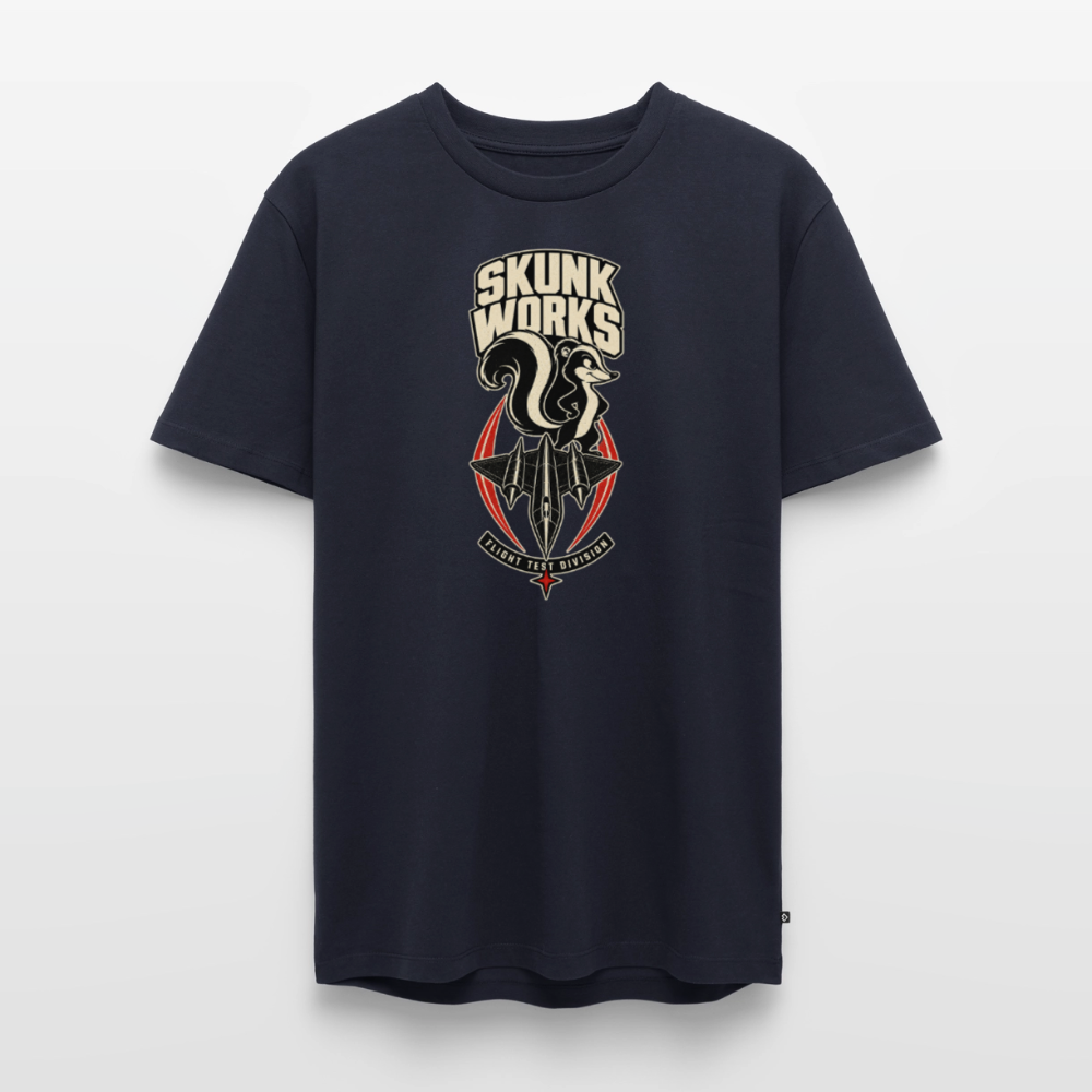 Skunk Works Premium T-Shirt | SR-71 Blackbird Black Projects - Navy