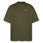 Motivierendes Oversized Shirt | Engineered For Extremes | 100% Bio-Baumwolle - Khaki