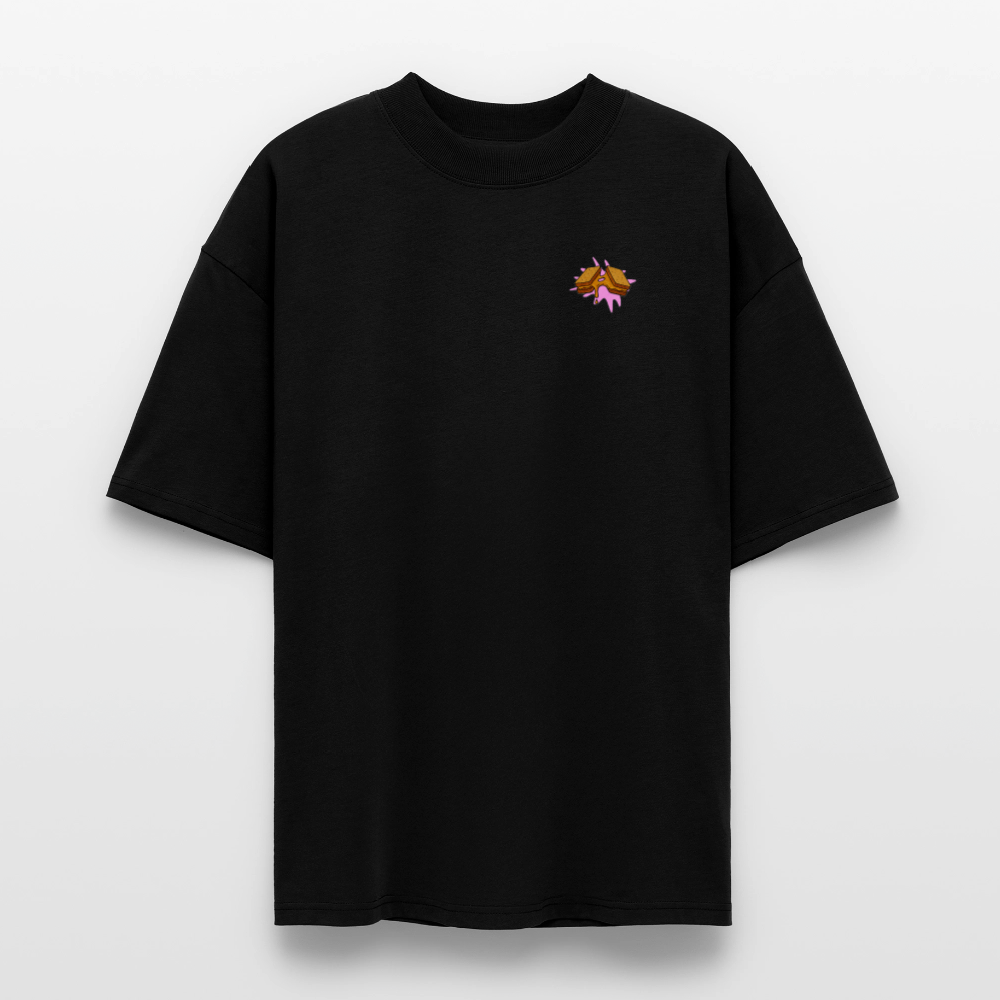 Lustiges Gym Shirt "Pull Day – Stretch Your Limits" | Premium Organic Oversized Shirt (Unisex) | Fitness & Gym Streatwear - Schwarz