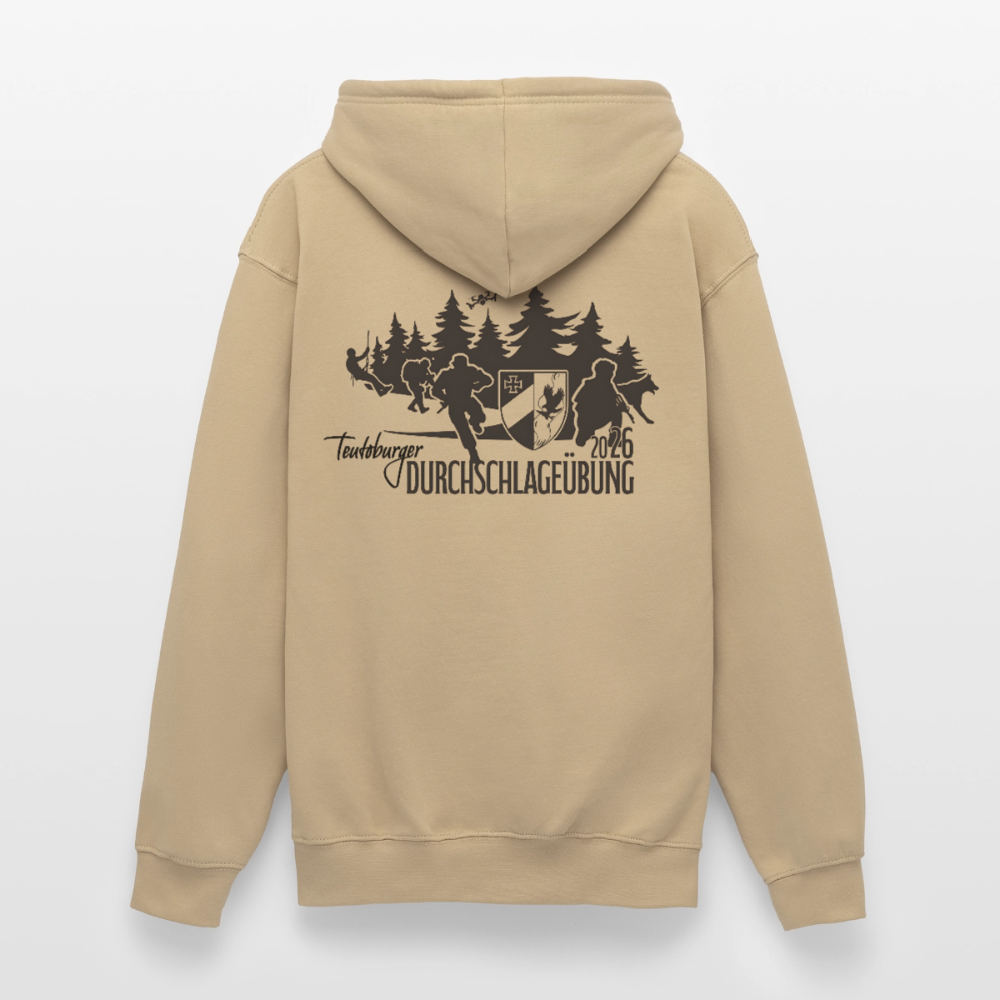 Teutoburger Durchschlageübung 2026 | Premium Hoodie Hell - Beige