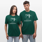 Space Shirt  „Snacking on Starships“ | Relaxed Fit mit Frontprint für Space-Enthusiasten | 100% Organic - Forest